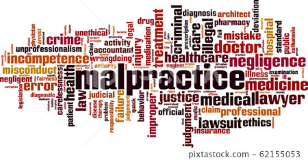 Malpractice word cloud 62155053