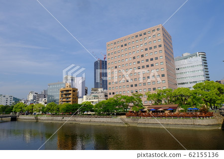 Scenery along the Kyobashi River 62155136