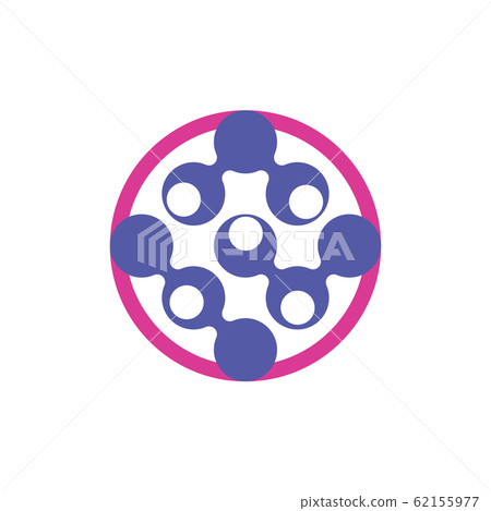 elegant molecule logo elegant molecule logo 62155977