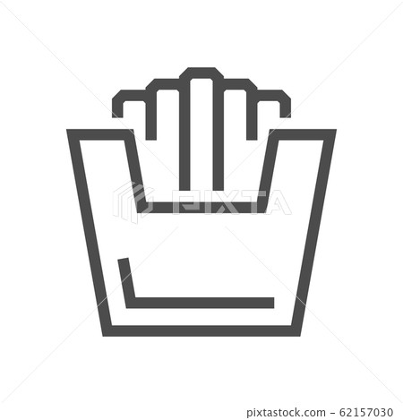 french fries icon french fries icon 62157030