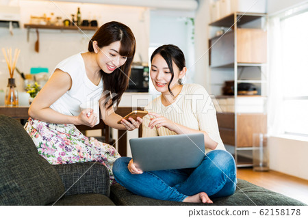 Women Young women Room share Cute lifestyle Casual 62158178