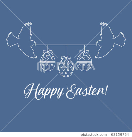 Happy Easter Bird Easter egg Festive Holiday Happy Easter Bird Easter egg Festive Holiday 62159764