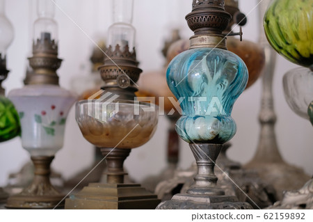 old vintage antique lantern lamp decorating in old vintage antique lantern lamp decorating in 62159892