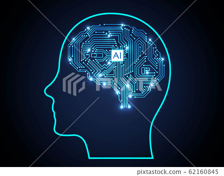 Artificial intelligence AI illustration - Stock Illustration [62160845 ...