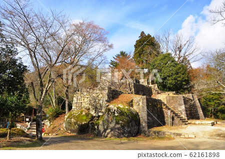 Oyakura Ruins at Naegi Castle Ruins in Nakatsugawa City, Gifu Prefecture Oyakura Ruins at Naegi Castle Ruins in Nakatsugawa City, Gifu Prefecture 62161898