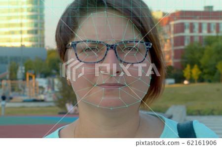 Futuristic Technological Face Scanning Futuristic Technological Face Scanning 62161906