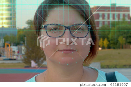Futuristic Technological Face Scanning Futuristic Technological Face Scanning 62161907