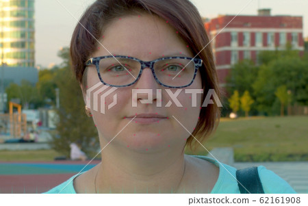Futuristic Technological Face Scanning 62161908