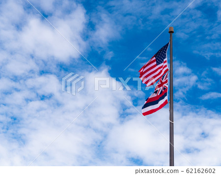 United states flag hawaii state flag 62162602