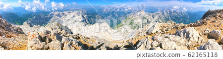 Mountains Panorama in a Sunny Summer Day Mountains Panorama in a Sunny Summer Day 62165118