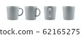 Grey Ceramic Mugs From Different sides, Blank cup 62165275