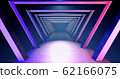 Futuristic light on gate way bridge structure , 3d rendering. 62166075