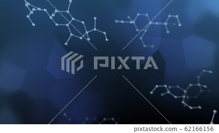 化學式分子結構六角形科學技術3d圖背景背景 化學式分子結構六角形科學技術3d圖背景背景 62166156