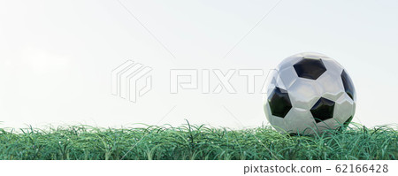 close up of a red and white soccer ball... - Stock Illustration ...