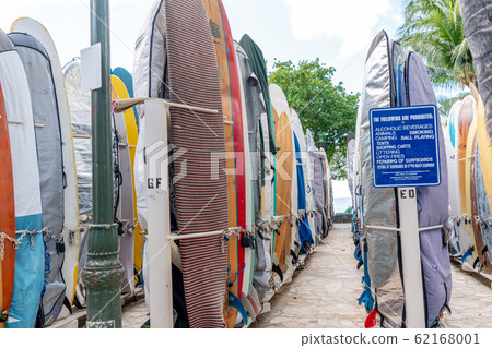 Surfboards in Hawaii 62168001