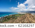 Mountain top of diamond head 62168297