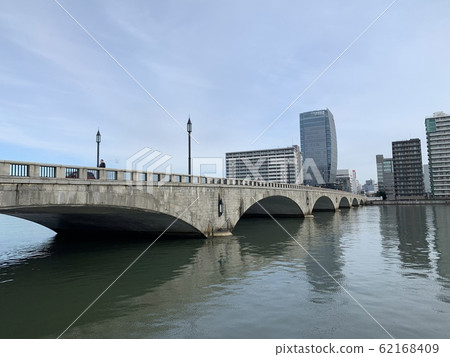 Bandai Bridge in the winter city center of Niigata city center Bandai Bridge in the winter city center of Niigata city center 62168409