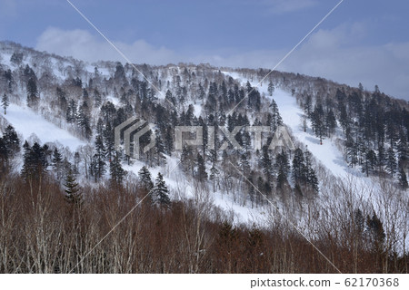 冬季,雪景,山脈,自然,風景,樹,陽光,藍色 62170368