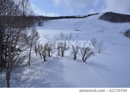 冬季,雪景,山脈,自然,風景,樹,陽光,藍色 62170709