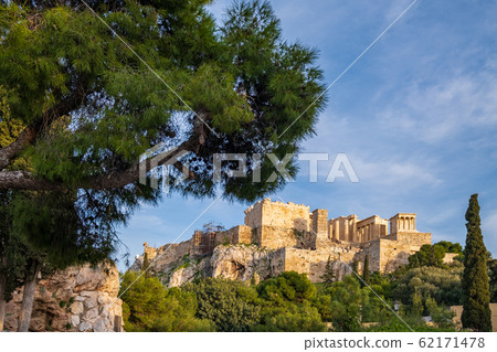 View of the Acropolis of Athens, Greece from a 62171478