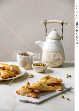 Turkish dessert baklava Turkish dessert baklava 62171548