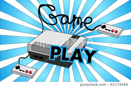 Old vintage retro hipster antique game  62174499