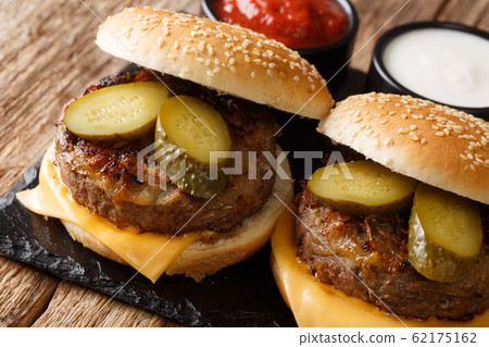 American flavored Oklahoma fried onion burgers 62175162