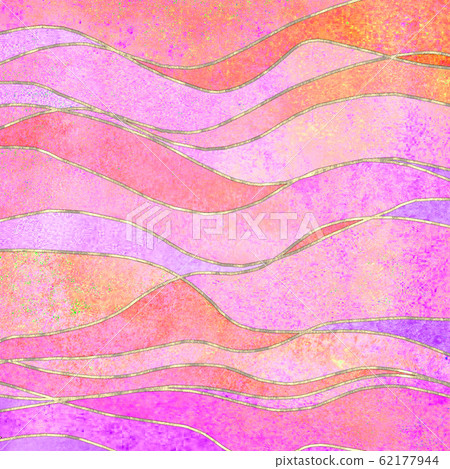 Watercolor transparent wave colorful background. Watercolor transparent wave colorful background. 62177944