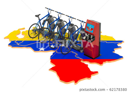 Bicycle sharing system in Venezuela concept 62178380