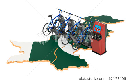 Bicycle sharing system in Pakistan concept Bicycle sharing system in Pakistan concept 62178406