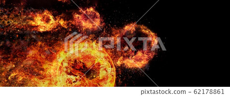 抽象火球以驚人的速度飛行 抽象火球以驚人的速度飛行 62178861