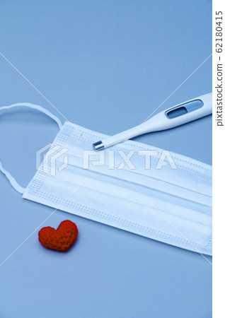 [Cyan color] Mask, health, virus, life image 62180415