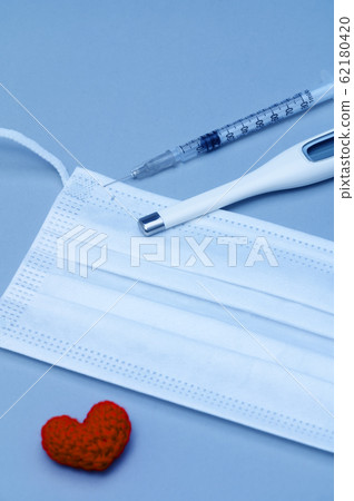 [青色]面膜，健康，病毒，生命圖像 62180420