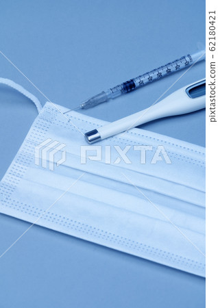 [Cyan color] Mask, health, virus, life image 62180421