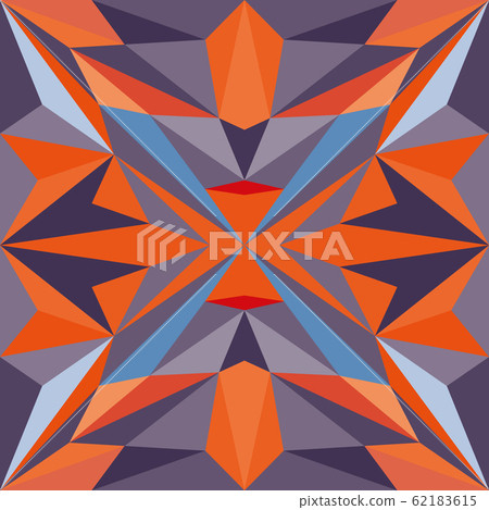 Seamless geometric pattern in pop art design. Seamless geometric pattern in pop art design. 62183615