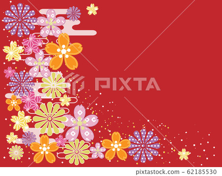 Japanese traditional background - Stock Illustration [62185530] - PIXTA