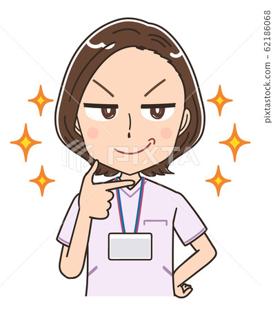 護士護士白大褂插圖漫畫動漫高級 62186068