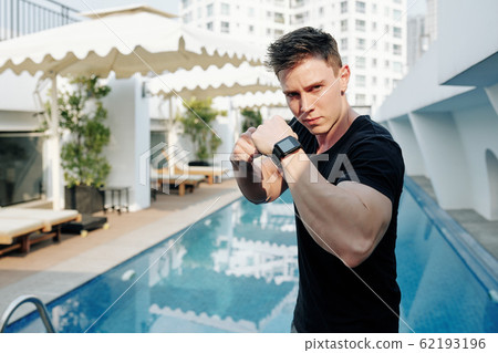 Young boxing trainer Young boxing trainer 62193196