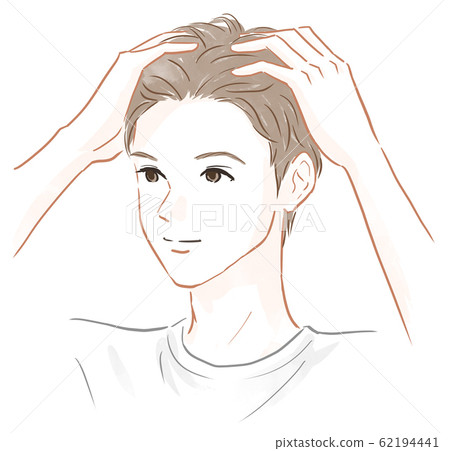 刷頭髮的男人 刷頭髮的男人 62194441