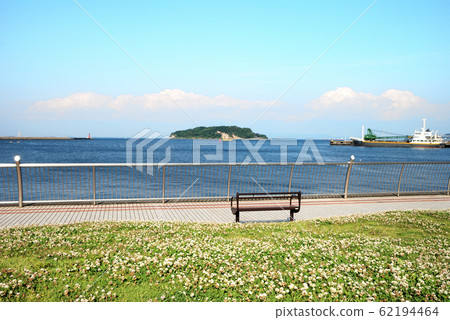 The scenery of Mitaka Park Sarushima Yokosuka City Inaokacho The scenery of Mitaka Park Sarushima Yokosuka City Inaokacho 62194464