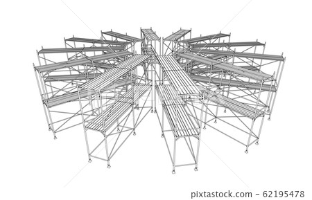 Drawing or sketch of a large shelves Drawing or sketch of a large shelves 62195478