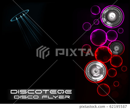 Disco club flyer. 62195587
