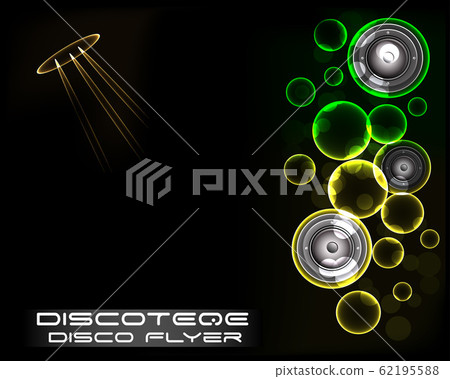 Disco club flyer. 62195588