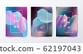 Colorful Liquid covers. Abstract gradient shapes. Modern design for flyer 62197043