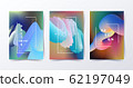 Colorful Liquid covers. Abstract gradient shapes. Modern design for flyer 62197049