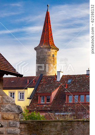 Rothenburg ob der Tauber. Old famous medieval city. 62198132