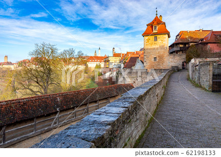 Rothenburg ob der Tauber. Old famous medieval city. Rothenburg ob der Tauber. Old famous medieval city. 62198133
