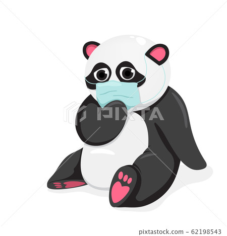 panda with a mask panda with a mask 62198543