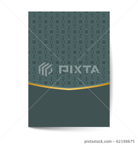 Minimal luxury Cover design with pattern element 62198675