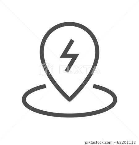 charging point icon - Stock Illustration [62201118] - PIXTA